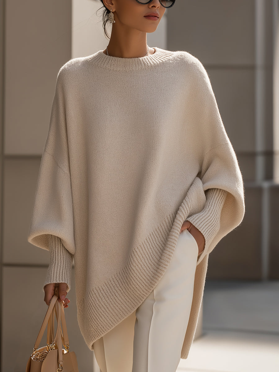Anneta | Oversized poncho trui