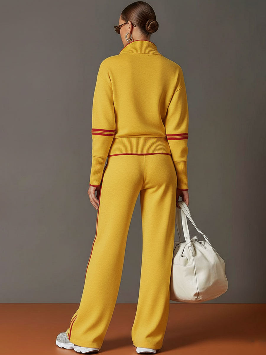 Marietta | Blouse en broek met brede pijpen