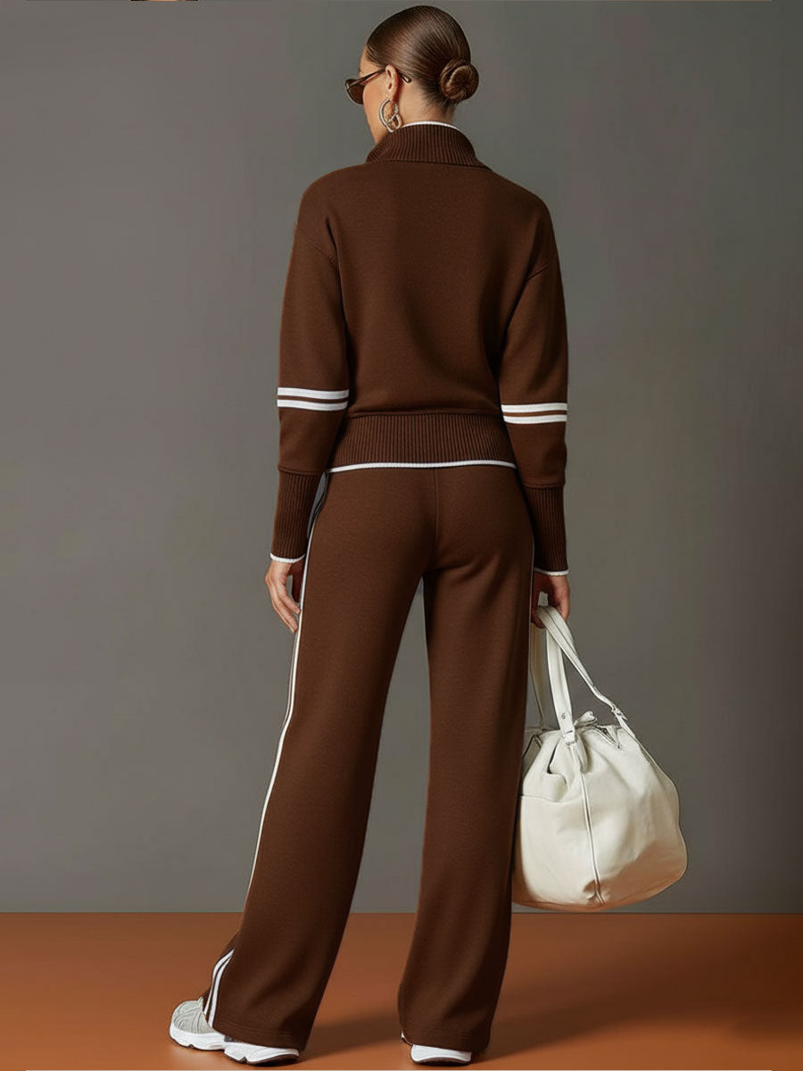 Marietta | Blouse en broek met brede pijpen