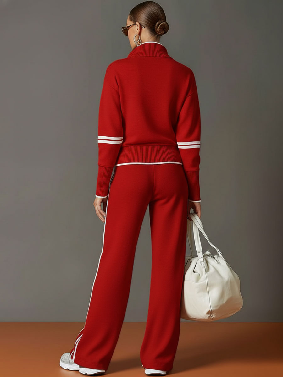 Marietta | Blouse en broek met brede pijpen