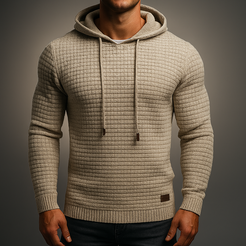 François gebreide hoodie 0