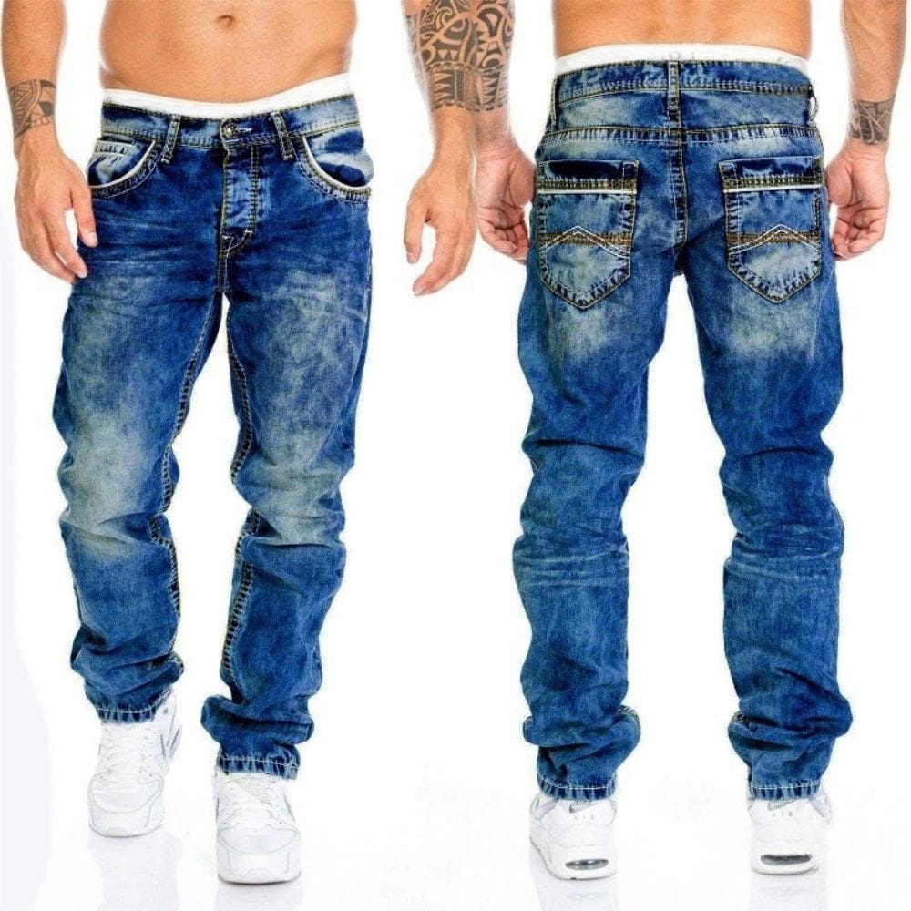 Andre | Denim Biker Jeans