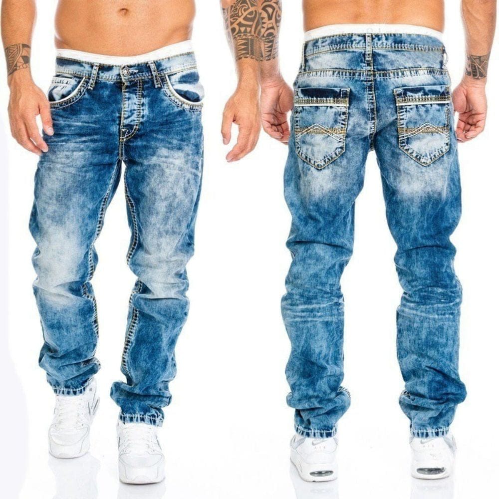 Andre | Denim Biker Jeans