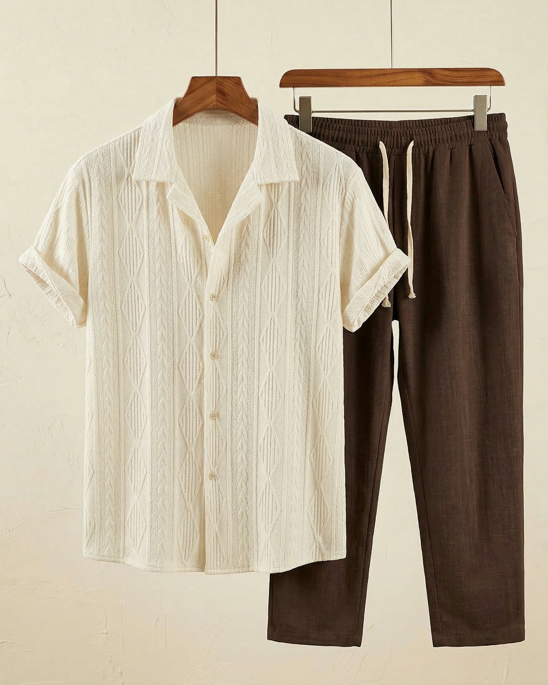 Renato | Overhemdenset met textuur