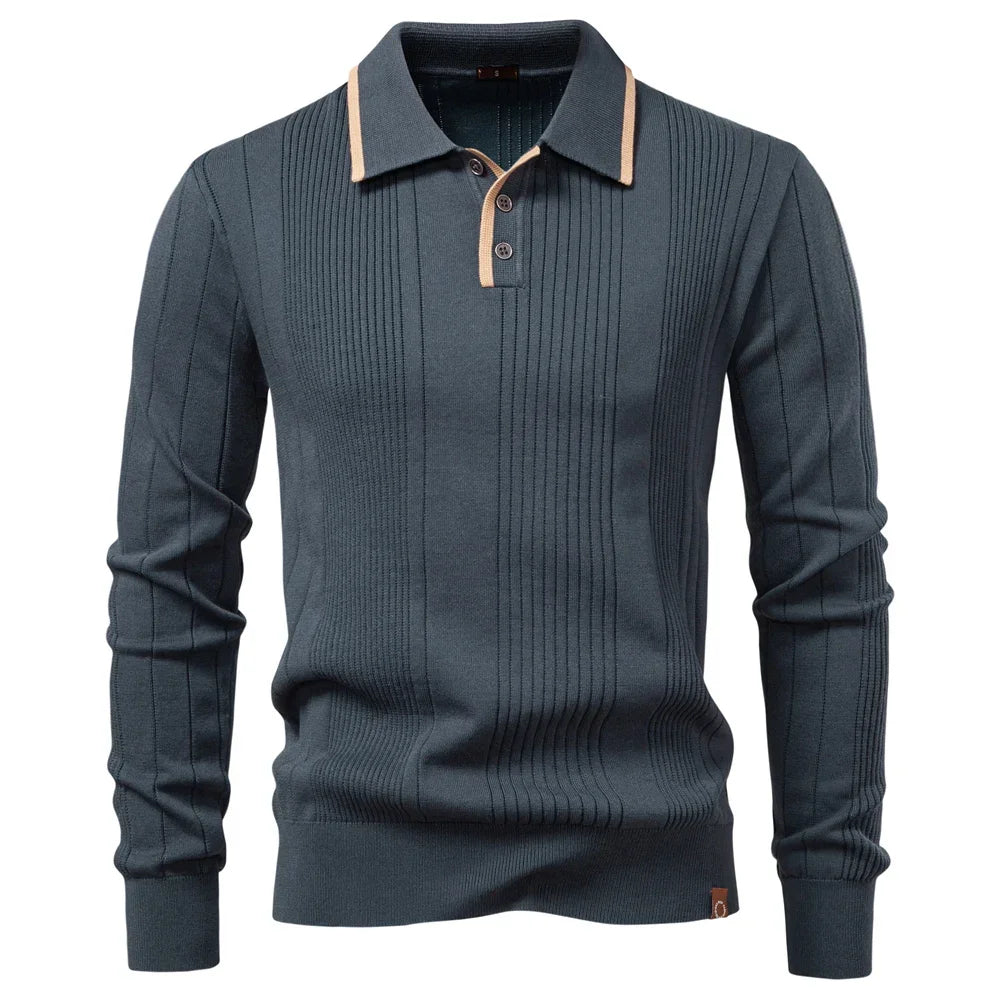 Theon | Heren Winter Poloshirt