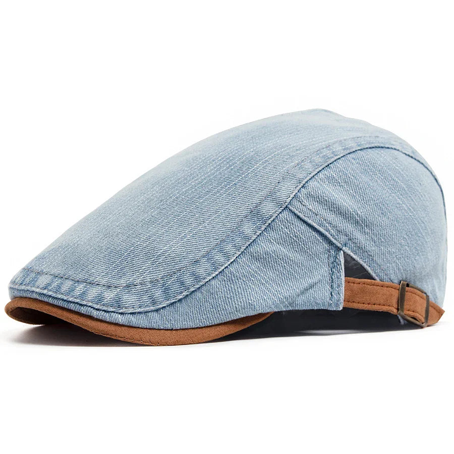 Thijs | Premium Denim Flat Cap