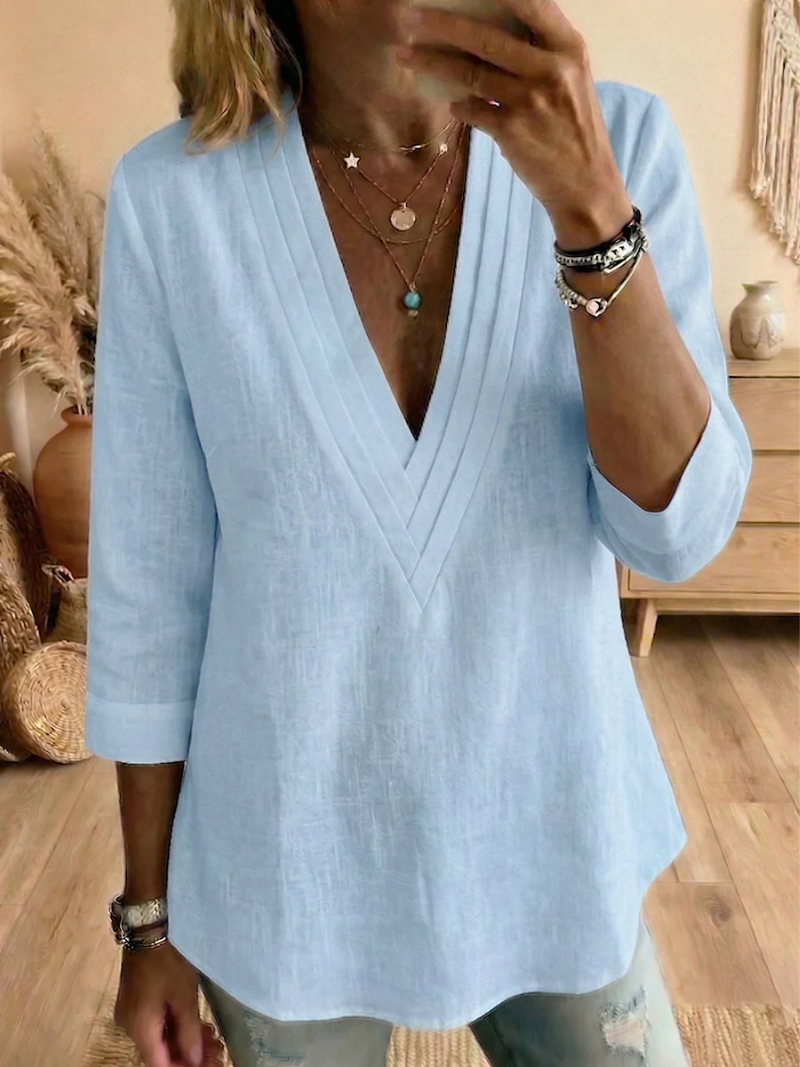 Lina | Top met V-hals