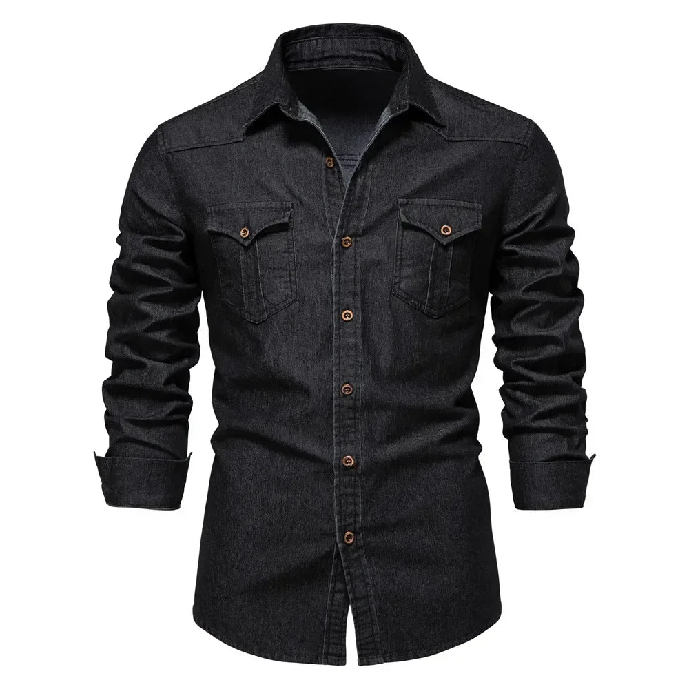 Gavin | Robuust Denim Shirt
